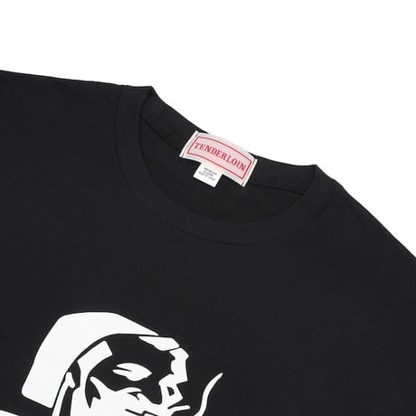 TENDERLOIN ZIGZAG T-SHIRTS 6.0oz PREMIUM COTTON 100% BLACK