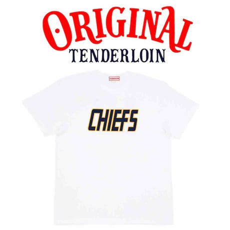 TENDERLOIN CHIEFS 17 T-SHIRTS 5.6oz PREMIUM COTTON 100% WHITE