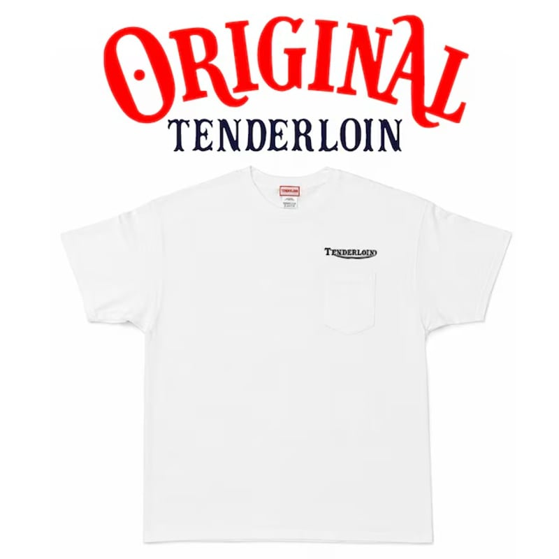 テンダーロイン tenderloin T-GROVES L TENDERLOIN POCKET TEE 6.0oz PREMIUM COTTON 100%
