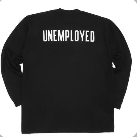 TENDERLOIN UNEMPLOYED HEAVY WEIGHT LONG SLEEVE TEE 6.5oz PREMIUM COTTON 100% BLACK