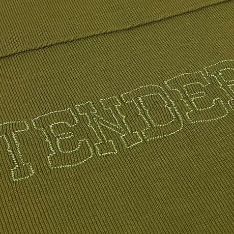 TENDERLOIN SILK KNIT FOOTBALL SHIRTS KAHKI