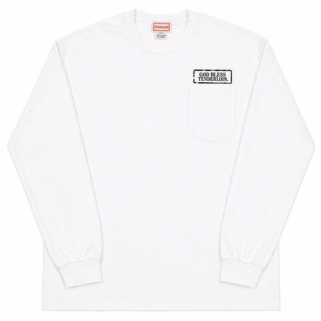 TENDERLOIN GOD BLESS LONG SLEEVE TEE 6.0oz PREM