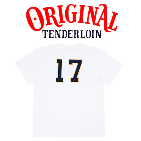 TENDERLOIN CHIEFS 17 T-SHIRTS 5.6oz PREMIUM COTTON 100% WHITE