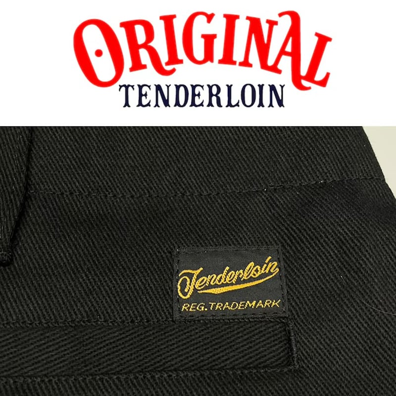 TENDERLOIN WORK PANTS BLACK | ORIGINAL TENDERLO