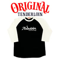TENDERLOIN 3/4 LOGO SLEEVE T-SHIRTS 5.6oz PREMIUM COTTON 100%