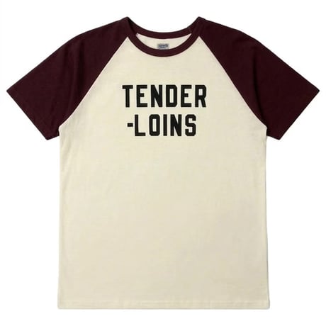 TENDERLOIN RAGLAN SLEEVE T-SHIRTS BURGUNDY