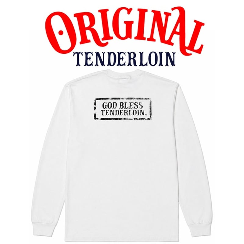 TENDERLOIN GOD BLESS LONG SLEEVE TEE 6.0oz PREM
