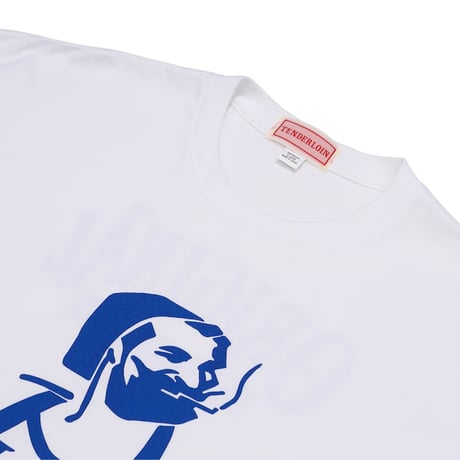 TENDERLOIN ZIGZAG T-SHIRTS 6.0oz PREMIUM COTTON 100% WHITE