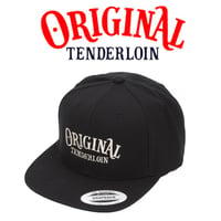 TENDERLOIN テンダーロイン CAP OT フラット バイザー ベースボール キャップ ブラック