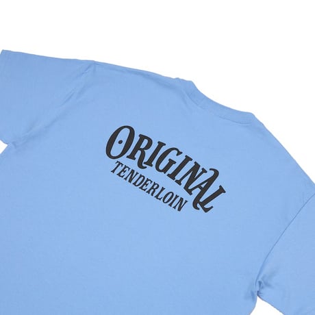 TENDERLOIN ZIGZAG T-SHIRTS 6.0oz PREMIUM COTTON 100% SAX