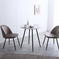 Carrara 大理石柄ダイニングテーブル【単品】