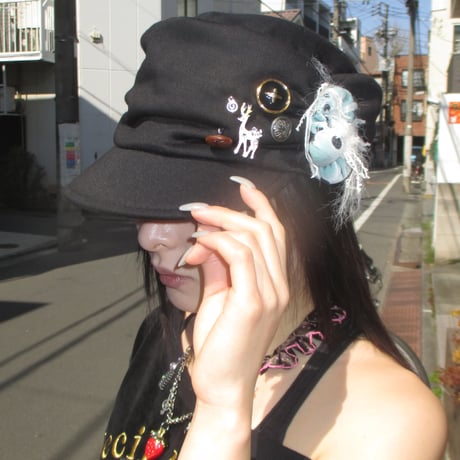 Noir Bloom Casquette