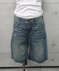 denim half pants