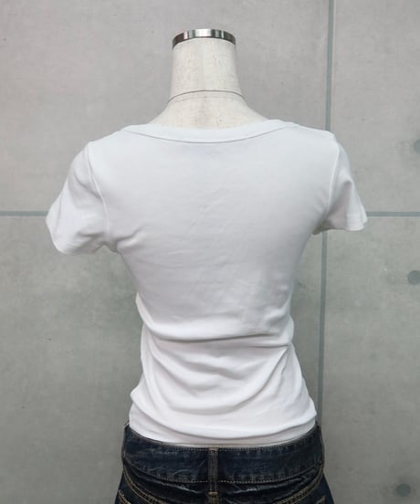 black up simple tee