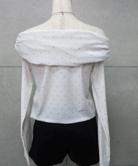 dot off shoulder