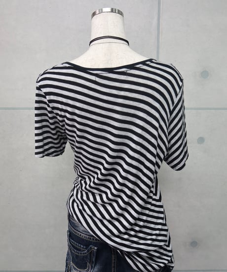 y2k striped tee