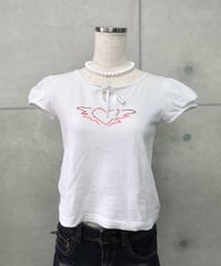 Agnès b. heart print t-shirt