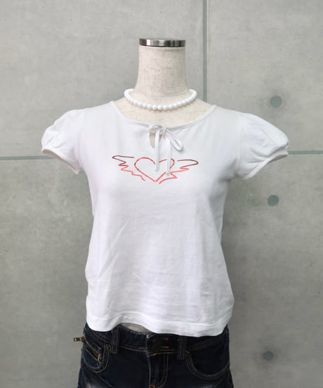 Agnès b. heart print t-shirt