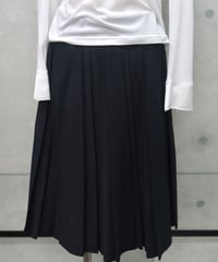 dot pleated skirt