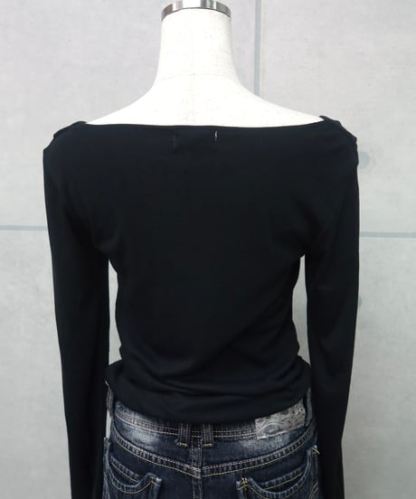 y2k off shoulder top