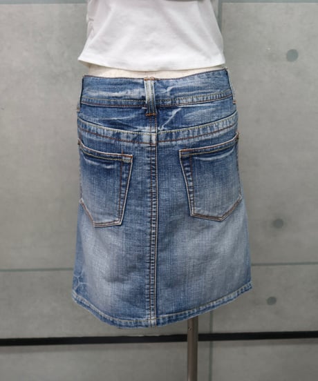 y2k denim skirt