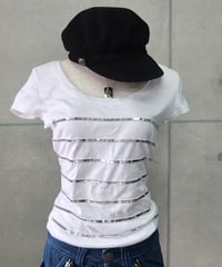 sequin line tee