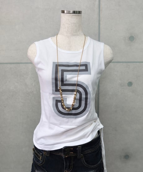 number print tank top