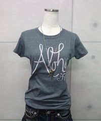 glitter print tee
