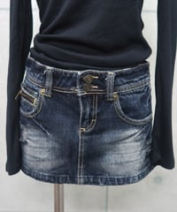y2k vintage mini skirt