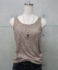 y2k reopard tank top