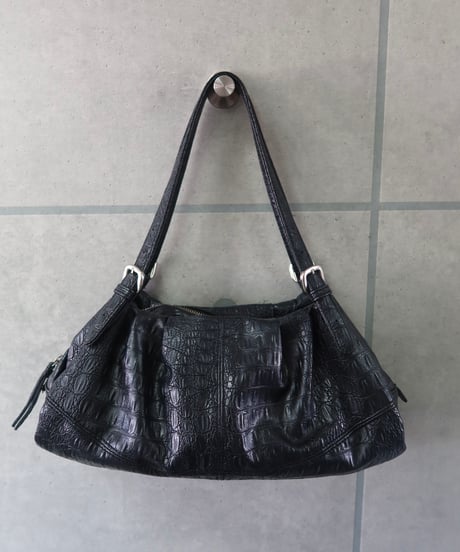 y2k croc embossed handbag
