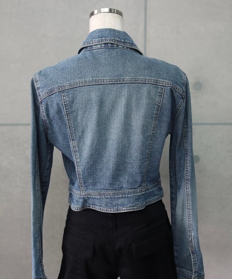 cropped denim jacket