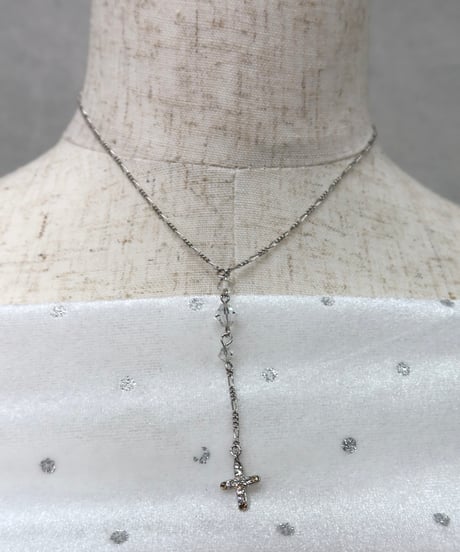 silver cross necklace