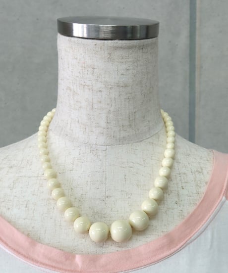 ivory beaded necklace