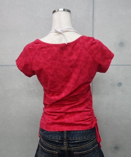 nike heart layered top