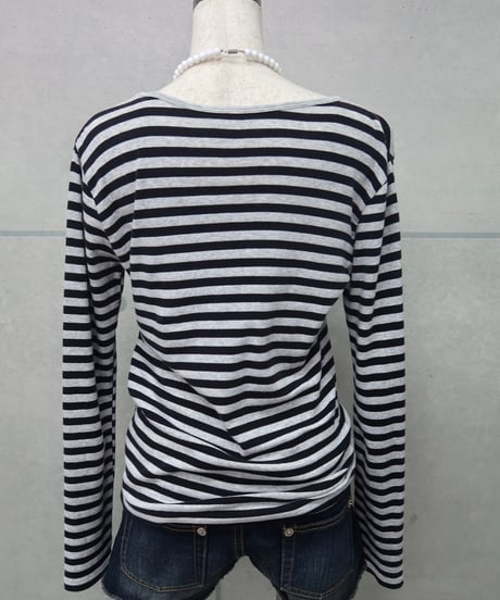 striped long sleeve tee