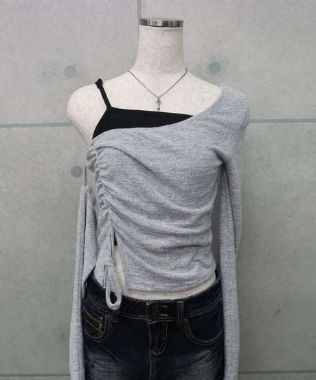 off shoulder knit