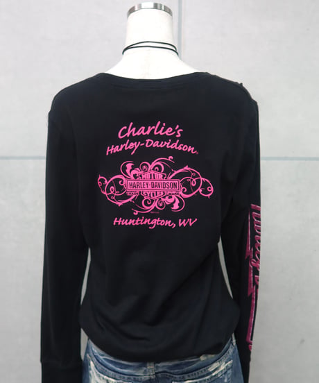 harley-davidson long sleeve tee