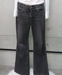 black wash stretch denim