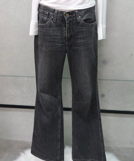 black wash stretch denim