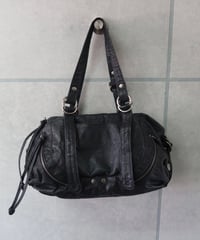 black shoulder bag
