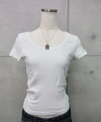black up simple tee