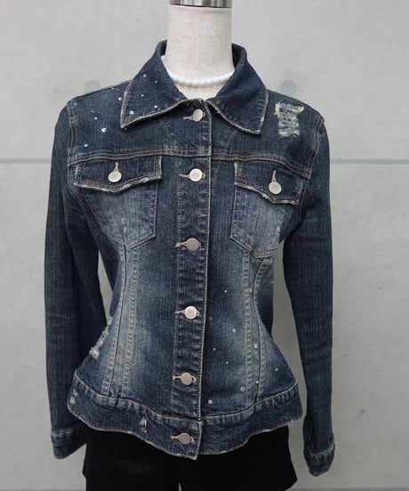 rhinestone denim jacket