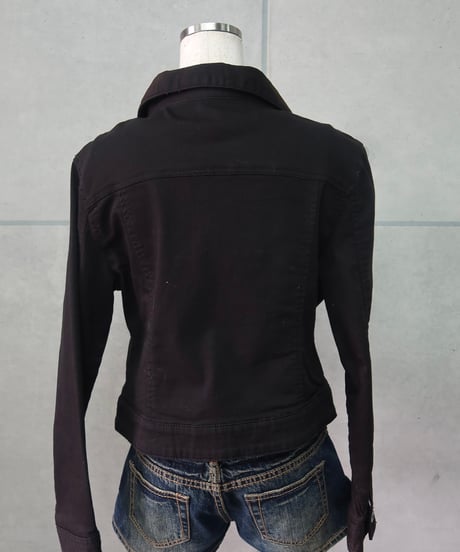 black denim jacket