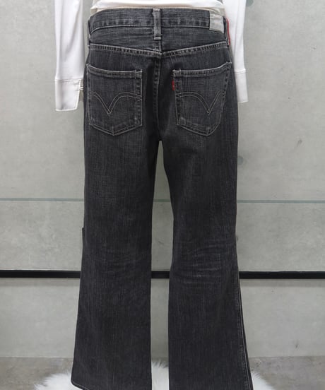black wash stretch denim