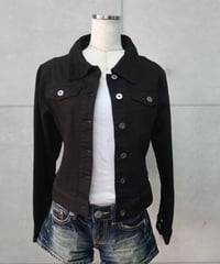 black denim jacket