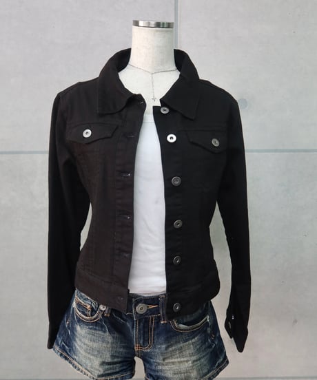 black denim jacket