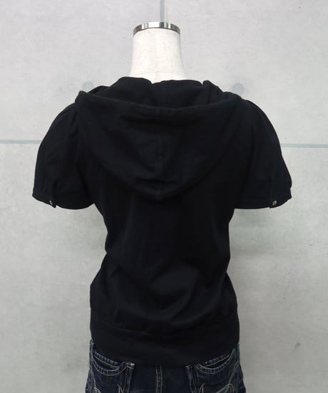 Puff sleeve zip foodie