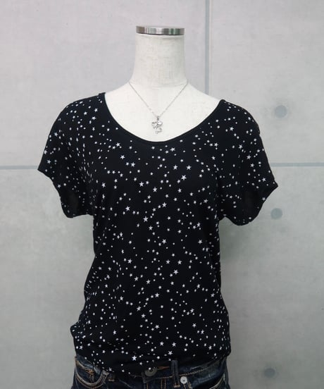 y2k star print tee