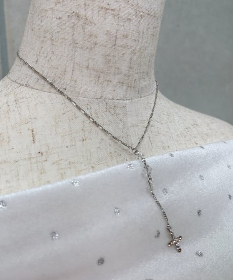 silver cross necklace